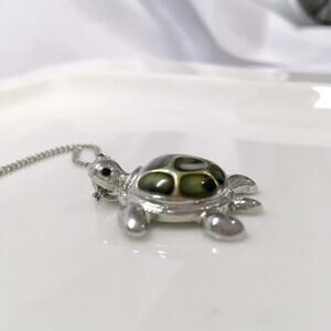 Sea Turtle Charm Necklace